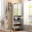 Accent Shoe Cabinet with Full-length Mirror for Narrow Entryway
