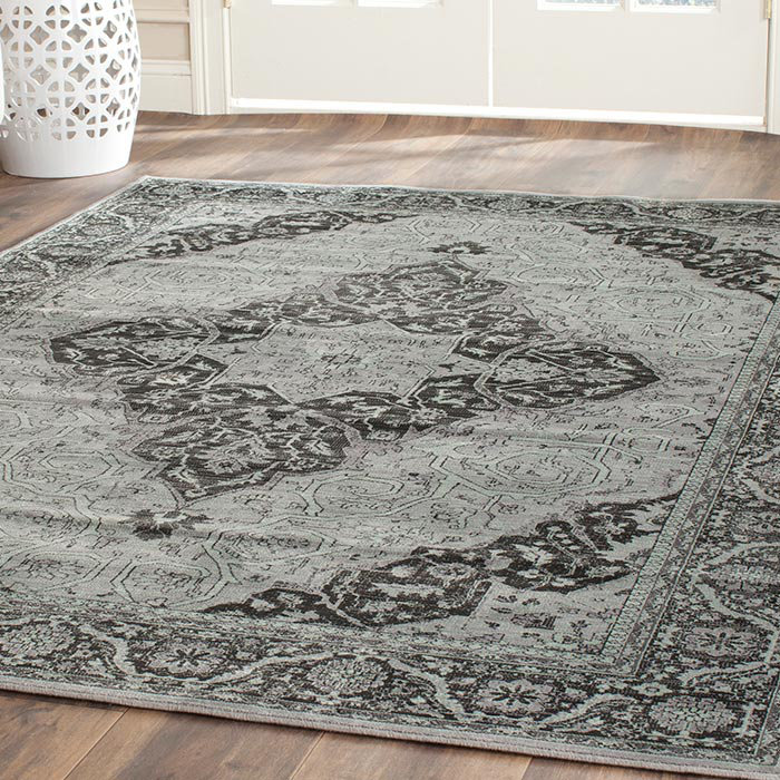 Tapis performance oriental rétro, Rectangle 6 pi 7 po x 9 pi 2 po