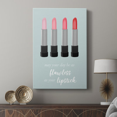 Flawless Lipstick -Custom Wrapped Gallery Cavas