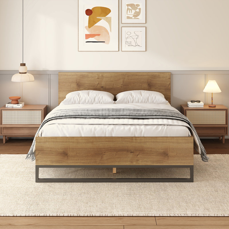 ENGINEERED WOOD  BED FRAME