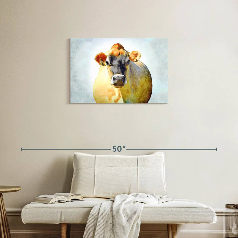 Grumpy Cow, 20" H x 30" W