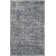 Tapis oriental bleu et gris Lanett