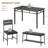 Kitchen & Dining Room Sets 4-Person Dining Table Set With Upholstered Bench And 2 Chairs-114216664