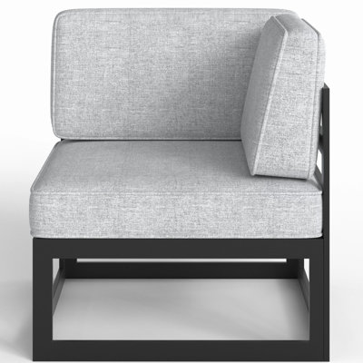 Ensemble modulaire d'extérieur 9 pièces avec table de feu 9 pièces