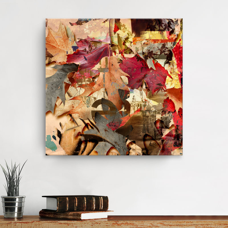 « Automne VIII », impression sur toile tendue encadrée, H 30 po x l 30 po x 1,5 po