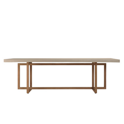 DAK Solid Wood Base Dining Table