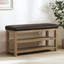 Banc de rangement rembourré pour chaussures en similicuir Hahnville-563548479-540808327