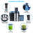 1000W Centrifugal Juicer Extractor, Electric Juicer with 2 Speeds 2.6in Wide Feed Chute, 17Oz Juicer Cup & 54Oz Pulp Collector for Fruits Vegetables