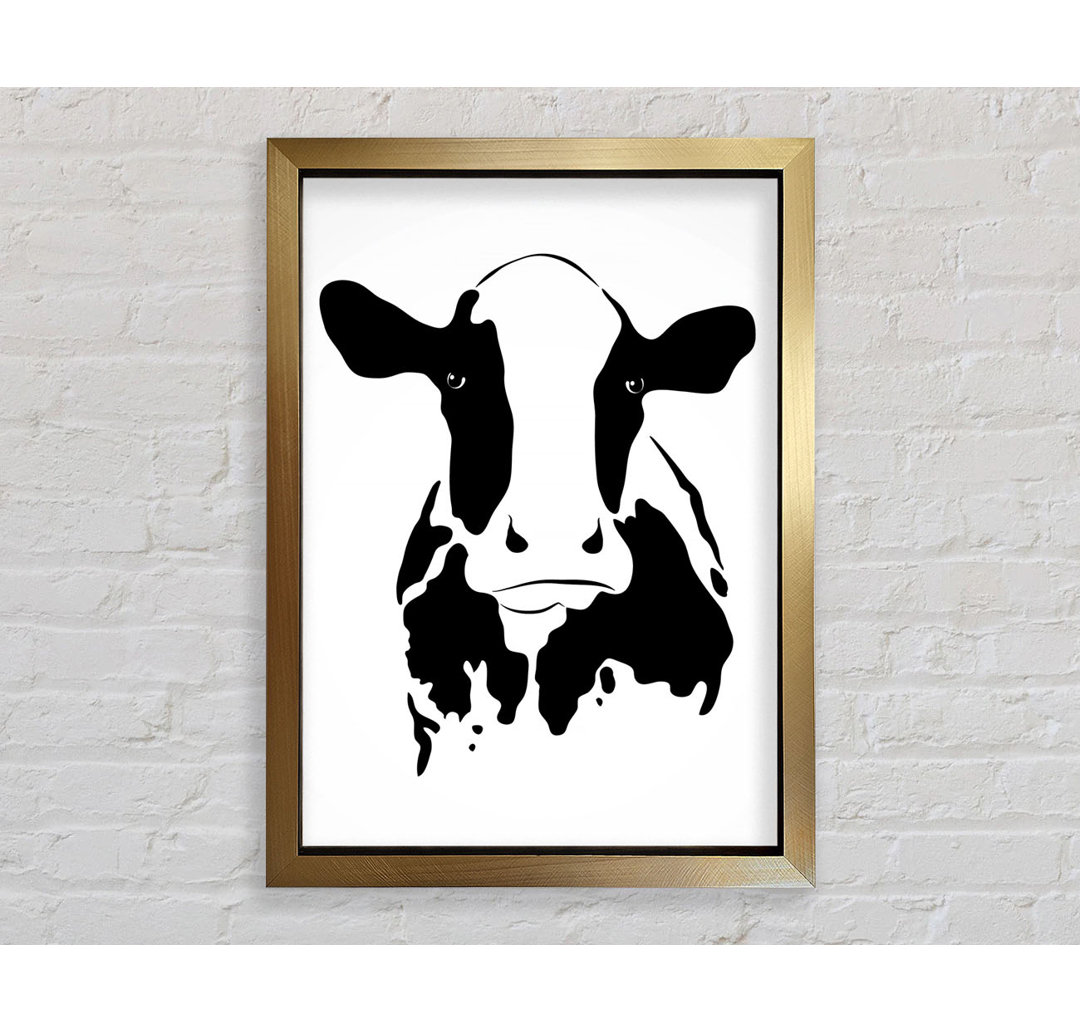 Here's Looking At You Cow - Einzelner Bilderrahmen Kunstdrucke