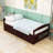 Kristle Twin 2 Drawers Wood Platform Bed-874032602