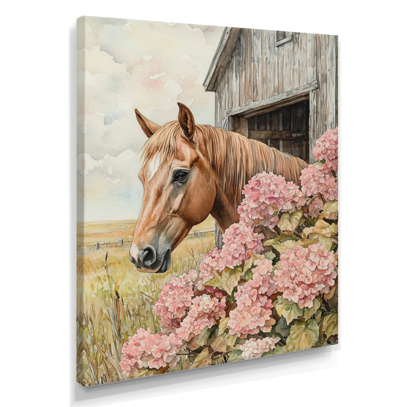Dova - impressions murales florales, H 32 po x l 16 po, Toile tendue, Ne s’applique pas