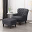 Fauteuil club confortable et tissu gris avec pieds en bouleau, housse et pieds stables