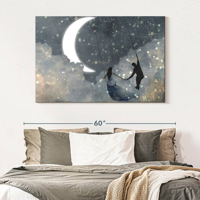 Kelan Magical Celestial Love I, 34" H x 51" W