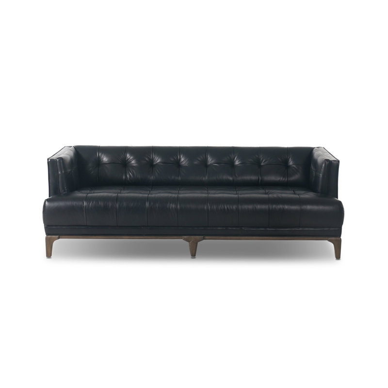 Dylan Sofa, Sapphire Olive Velvet, Aspen Gray