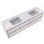 Ensemble de meuble-lavabo double mural 70,6 po Azden-1159646779