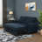 Modern 3 in 1 Sleeper Sofa Couch, Pull Out Sofa Bed, Living Room Sofa