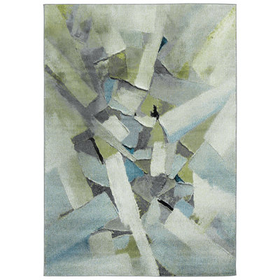 Gillo 6937 Area Rug In Green / Grey