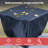 OuterMust 30" Fire Pit Table Cover, Waterproof Oxford Fabric Patio Cover, Black