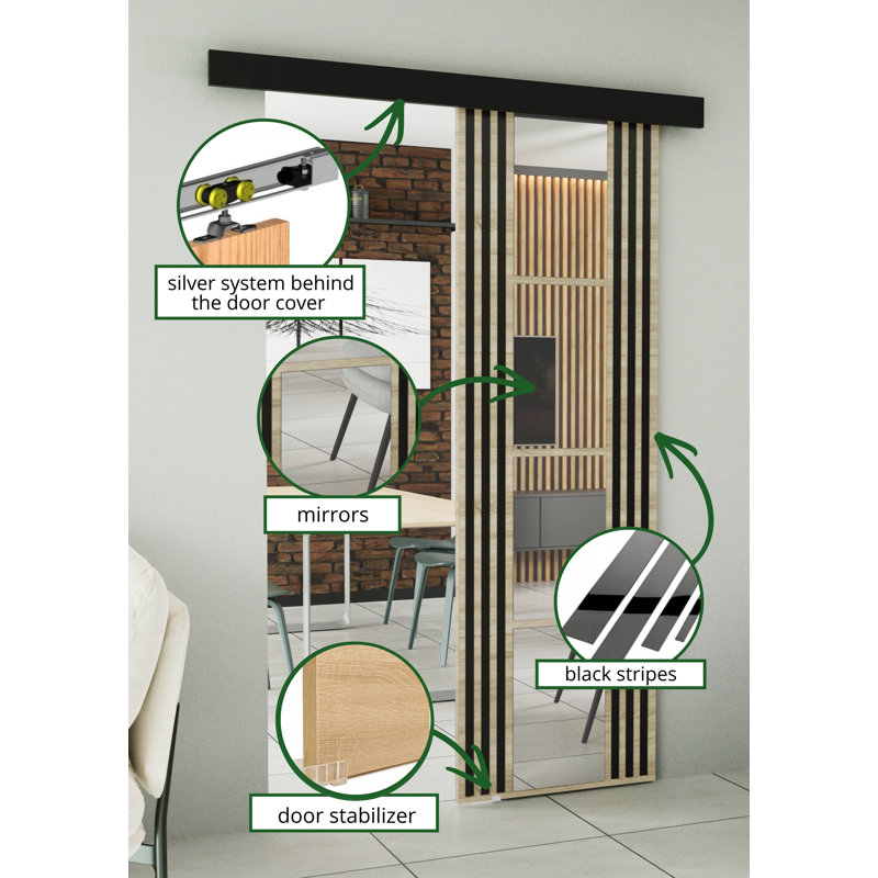 DOOR EMPI 1, 62cm x 205cm, Sonoma Oak