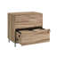 Lateral File, Brown Finish