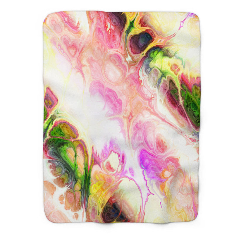 Bright Whirls - couverture 1 pièce, Grand lit