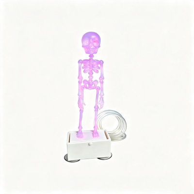 Décoration d'Halloween : Squelette lumineuse dansant pour aquarium, pompe à air, diffuseur d'air (sans PETG), cadeau humoristique pour tous les amoureux des poissons.