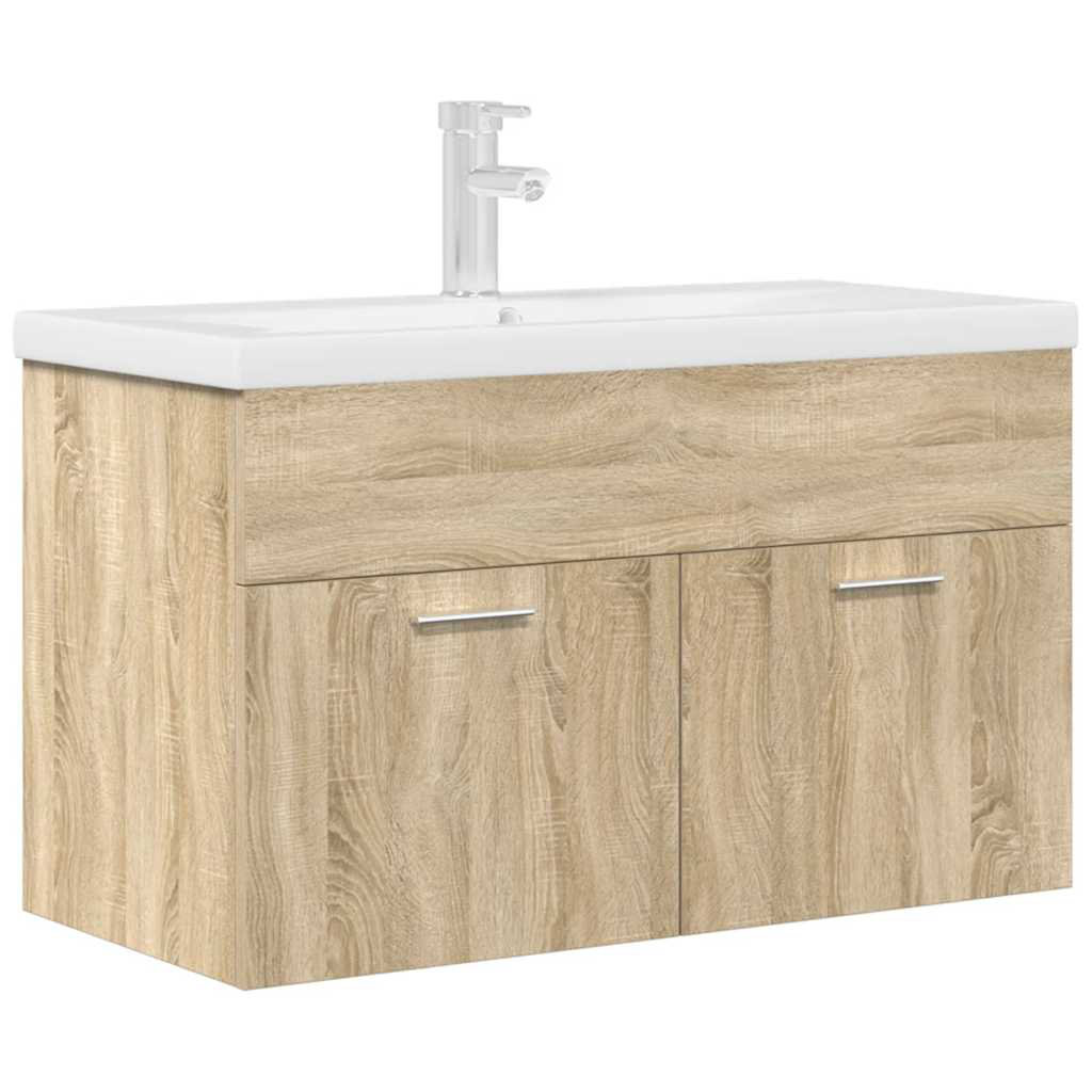 Bearett 800mm Single Bathroom Vanity with Integrated Ceramic Basin