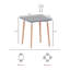 Joey Beech Solid Wood Base Dining Table-269337232