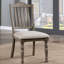 Chaises d'appoint de style transitionnel 2 pièces