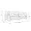 Maelina Bentura 214.9Cm Square Arms Sofa-459922012
