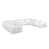 White Genuine Leather