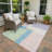 Machine Washable Indoor/Outdoor Kugler ACN2400 Abstract Rug-64990873