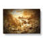 Golden Mountain Valley - Wrapped Canvas Painting-55365951