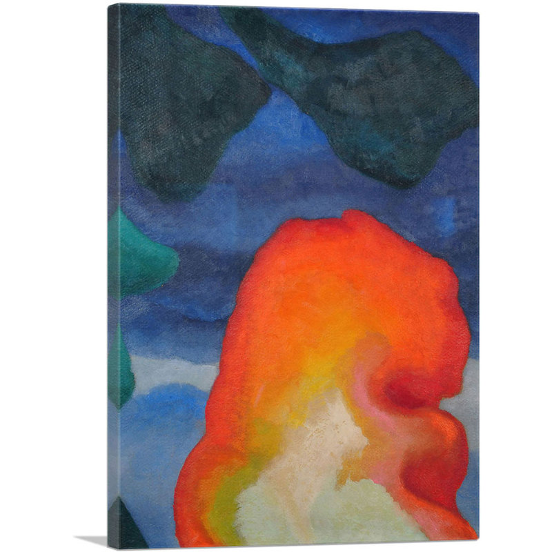 "Lake George" par Georgia O-Keeffe, reproduction d'art sur toile tendue, H 18 po x l 12 po x 1,5 po