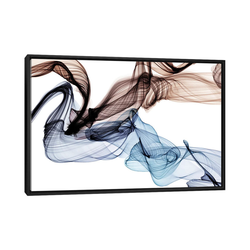 « the invisible world mouvement ii », impression sur toile, H 18 po x l 26 po x P 1,5 po, Toile avec cadre noir, Pas de tapis