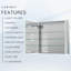 Azamat 30"H Recessed or Surface Mount Frameless LED Medicine Cabinet With  Adjustable Shelves-505742994-505742995