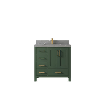 Malibu 36'' Single Bathroom Vanity with Top