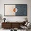 Sun and Moon Radiant Dawn Abstract Sunburst, reproduction d'art sur toile-96074510-111568169