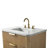 Liljan 30'' Wall-Mounted Single Bathroom Vanity with Engineered Stone Top-111076473