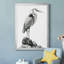Shoreline Heron en toile de qualité supérieure - Prêt à accrocher-2144619541-2144619537