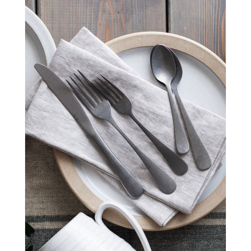 Farmhouse Pottery Woodstock Stainless Steel Flatware Set