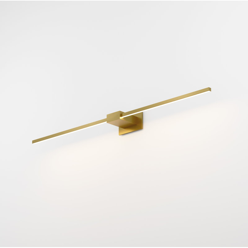 Z-Bar LED Armed Sconce, Gold, 4.5" H x 36" W x 4" D