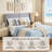 Melaya Wingback Upholstered Platform Bed Frame-640475836-653332743