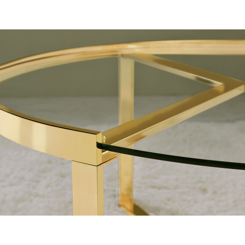 Ilgar 2 - Piece Cocktail Table, Gold