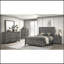 Miroir de style moderne en bois gris