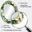 Pivoine beige et vert damas sérénité - miroir mural ovale vert-1828958204