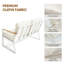 Ensemble de conversation extérieur en aluminium toutes saisons avec plateau de table et accoudoirs en grain de bois PS-1433301339