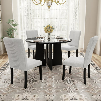 5-Piece Round Dining Table set