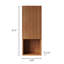 Armoire de rangement murale flottante Modern