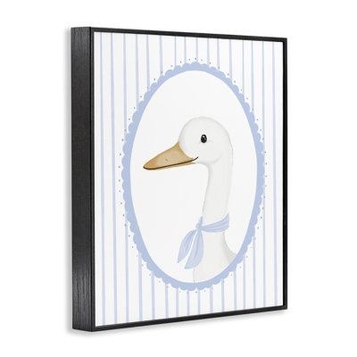 Giclée encadrée de canard bordé, par Cherrywood Lane